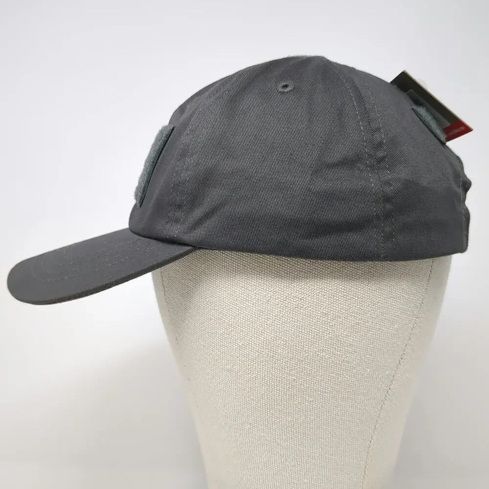 Rothco Baseball Cap Gray One Size Hook Loop Tactical Patch Adjustable Hat